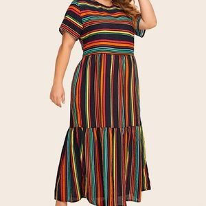 Maxi striped dress